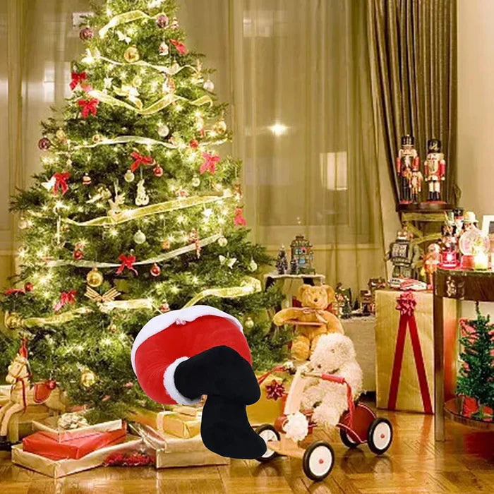Decoração de Árvore de Natal Pernas de Papai Noel
