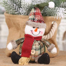 Enfeites de Natal Bonecos de Pelúcia Decorativos