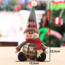 Enfeites de Natal Bonecos de Pelúcia Decorativos