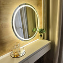 Espelho Redondo Luxo com LED Integrada Touch Screen