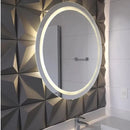 Espelho Redondo Luxo com LED Integrada Touch Screen