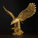 Estatueta Decorativa Águia Dourada