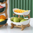 Ganhe 1 Fruteira de Mesa Cesta de Fruta Bambu