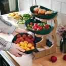 Ganhe 1 Fruteira de Mesa Cesta de Fruta Bambu
