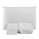 Jogo De Lençol Casal 3 Peças 200 Fios com Elástico Padrão Cama Box