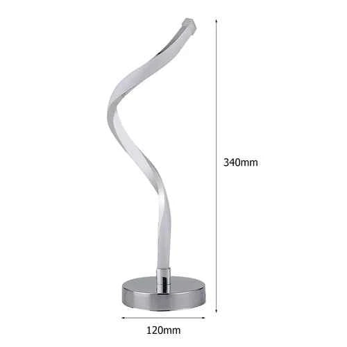 Luminária Abajur de Mesa Led Espiral