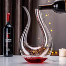 Decantador De Vinho De Cristal Em Forma De U