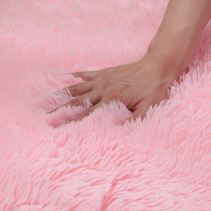 Tapete Felpudo Liso Pink