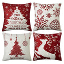 Kit 4 Capas Almofadas de Natal
