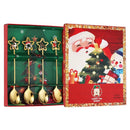 Jogo de Colheres para Sobremesa Decoração de Natal