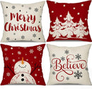 Kit 4 Capas de Almofadas Natal