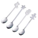 Conjunto Colheres Decorativas de Natal Silver