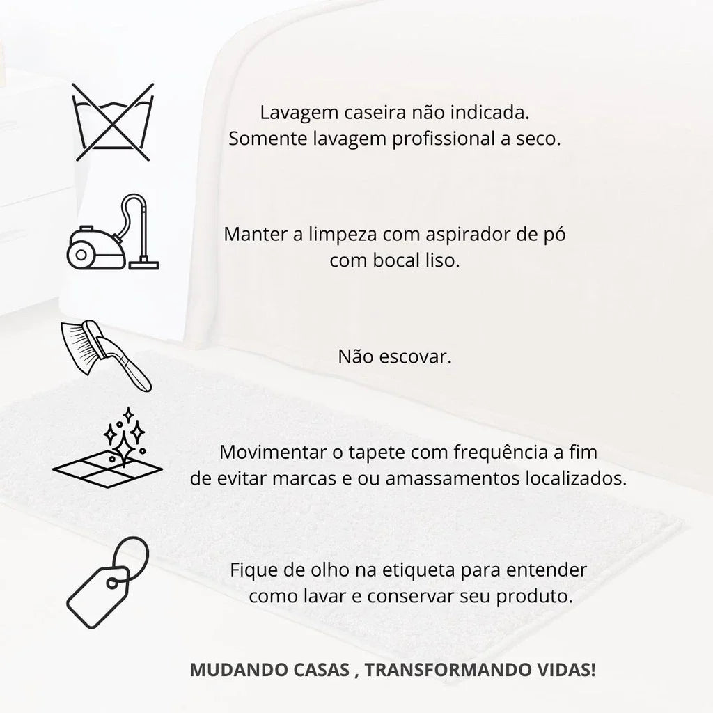 Tapete Beira de Cama Oásis Super Macio