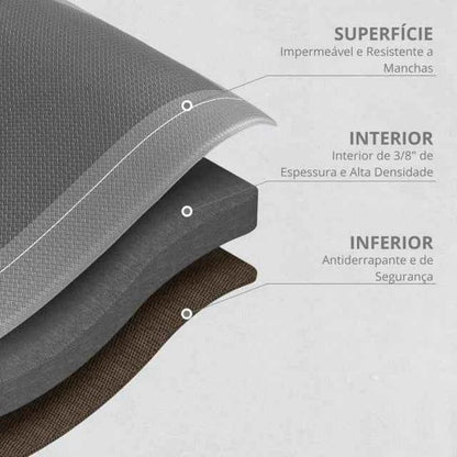Tapete para Cozinha Antiderrapante Absorvente Premium