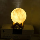 Umidificador de Ar Grande Lua Luminária 3D
