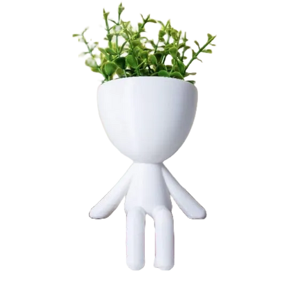 Mini Vasinhos com Flor Artificial 3 Unidades