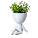 Mini Vasinhos com Flor Artificial 3 Unidades